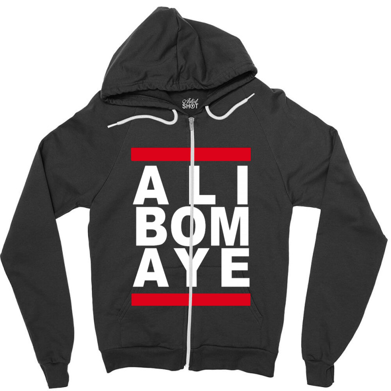 Ali Bomaye Zipper Hoodie | Artistshot