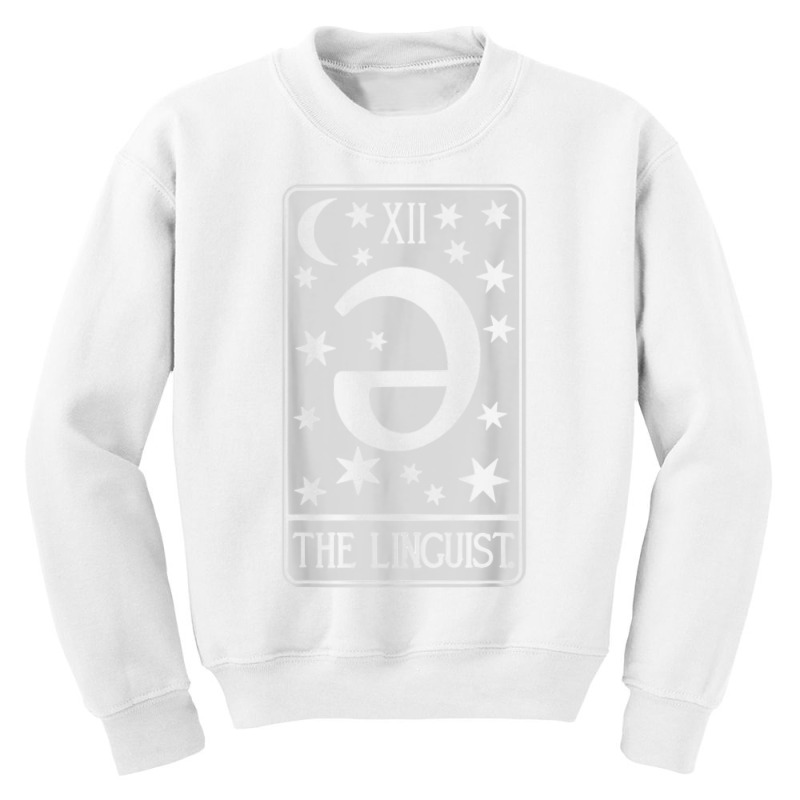 Linguist Tarot Card   Funny Phonetics Linguist Linguistics T Shirt Youth Sweatshirt | Artistshot