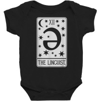 Linguist Tarot Card   Funny Phonetics Linguist Linguistics T Shirt Baby Bodysuit | Artistshot