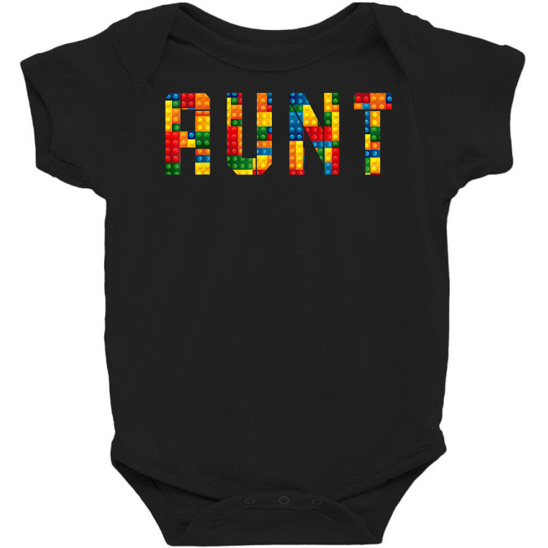 Birthday Brick Builder Funny Blocks Master Builder Aunt T Shirt Baby Bodysuit by jayannidifalco | Artistshot