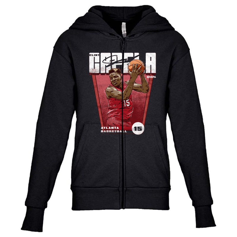 Clint Capela Premiere Youth Zipper Hoodie by kr205 | Artistshot