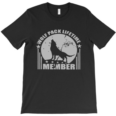 Wolf Pack Lifetime Member T-shirt Designed By Ismi Mubarak