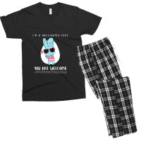 I'm A Vaccinated Peep Men's T-shirt Pajama Set | Artistshot