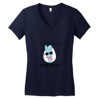 I'm A Vaccinated Peep Women's V-neck T-shirt | Artistshot