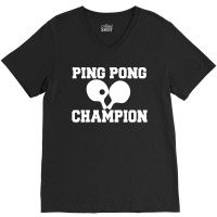 Ping Pong Champion V-neck Tee | Artistshot