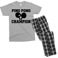 Ping Pong Champion Men's T-shirt Pajama Set | Artistshot