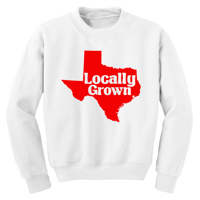 Tx Locally Grown Youth Sweatshirt by Jalak | Artistshot