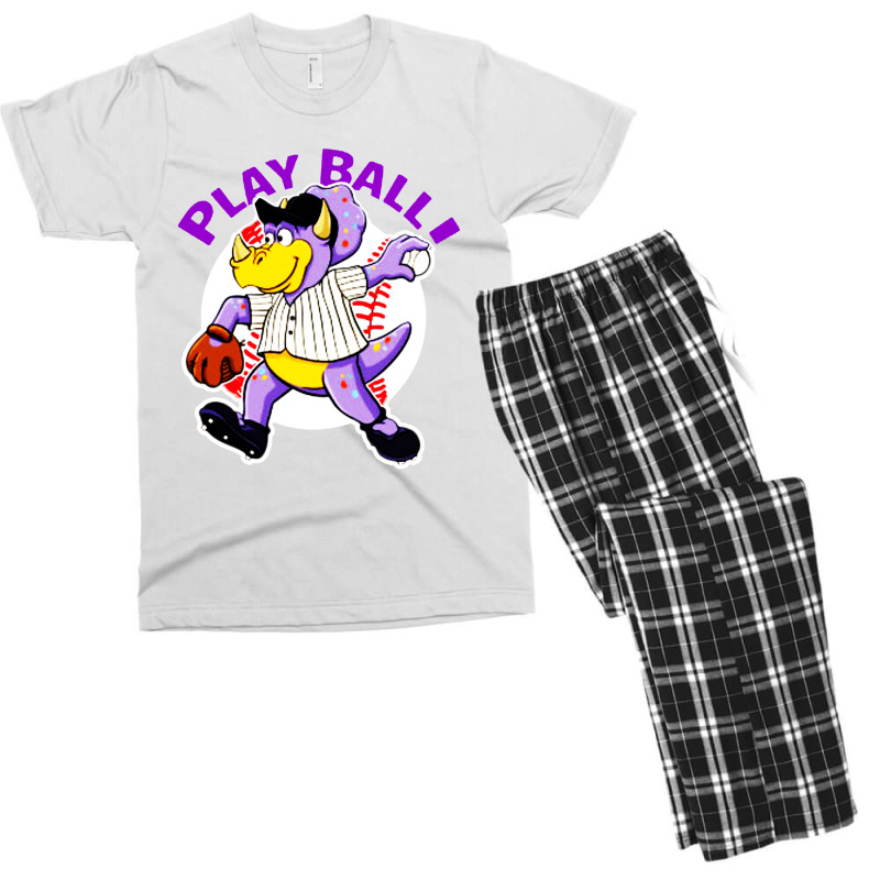 Play Ball Baseball Men's T-shirt Pajama Set | Artistshot