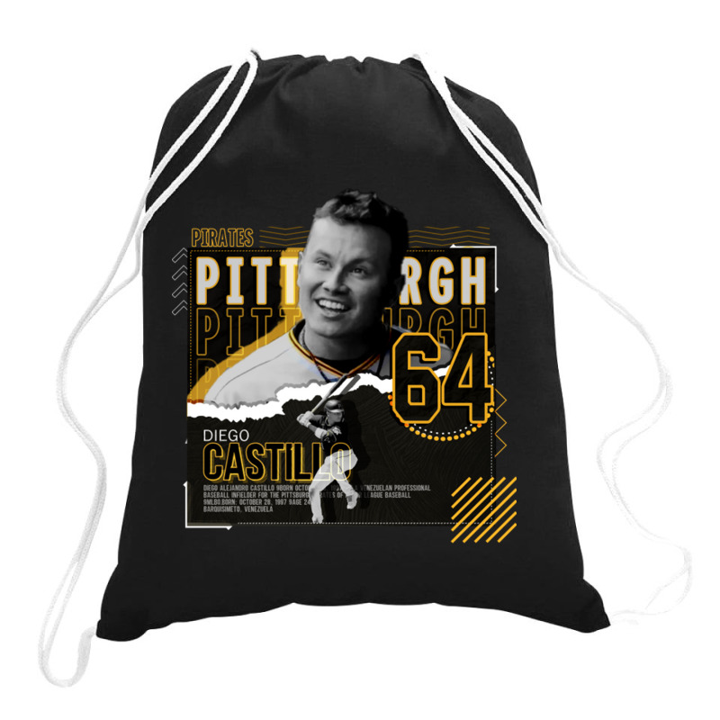 Diego Castillo Baseball Drawstring Bags | Artistshot