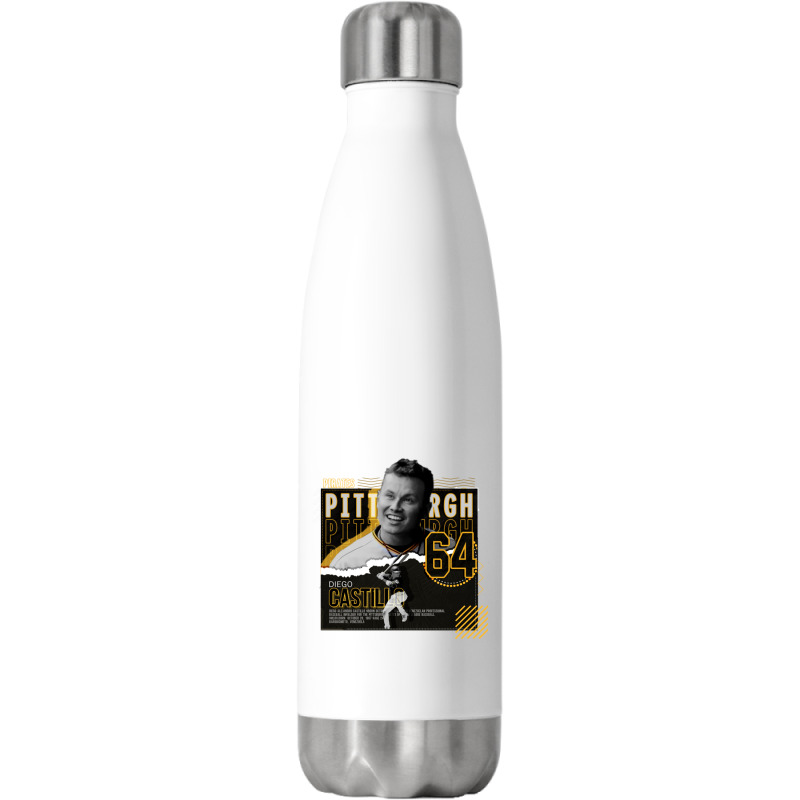 Diego Castillo Baseball Stainless Steel Water Bottle | Artistshot