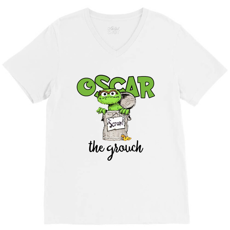 Oscar The Grouch V-neck Tee | Artistshot