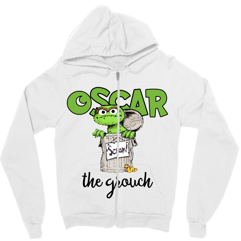 Oscar The Grouch Zipper Hoodie | Artistshot