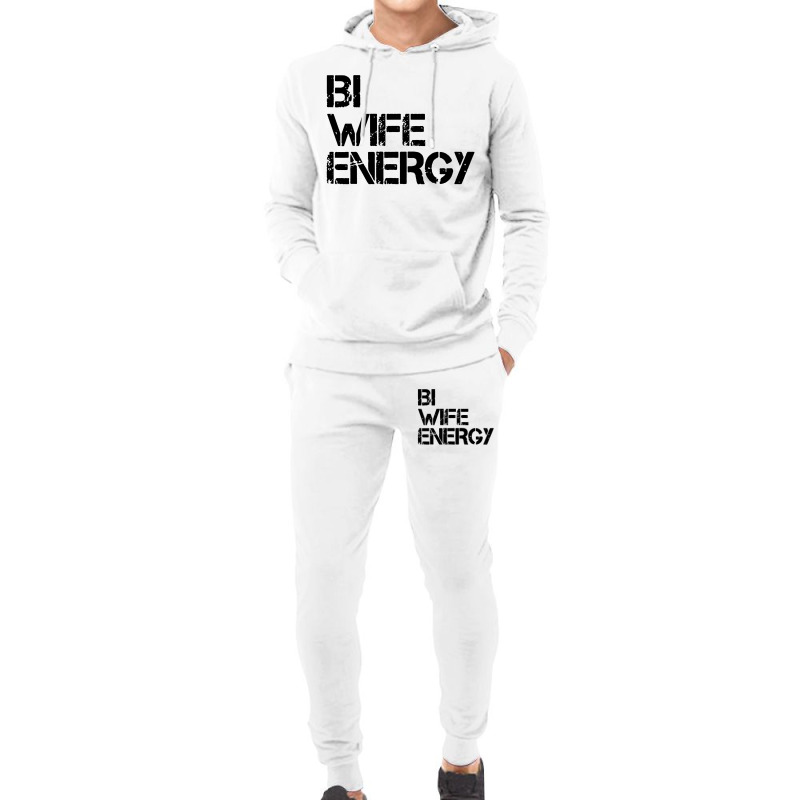 Bi Wife Energy Lgbtq Hoodie & Jogger Set | Artistshot