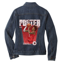 Kevin Porter Jr. Premiere Ladies Denim Jacket | Artistshot