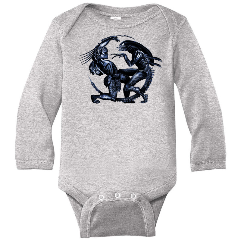 Predator Alien Long Sleeve Baby Bodysuit by coşkun | Artistshot