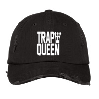 King Trap Queen New Vintage Cap | Artistshot