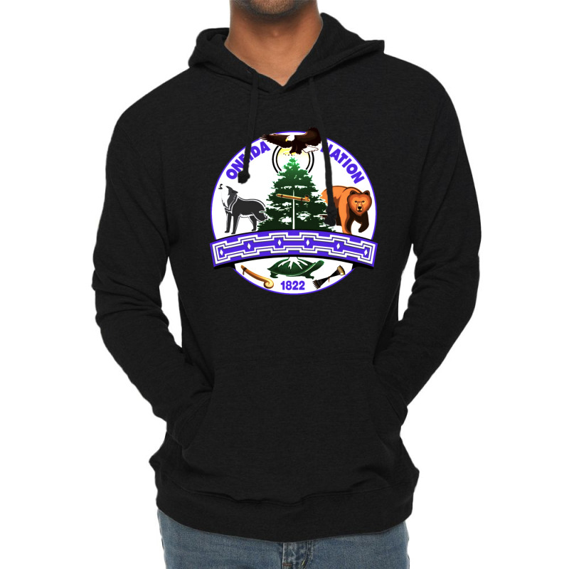 The Oneida Nation Seal Lightweight Hoodie | Artistshot