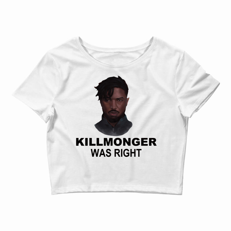 Custom Erik Killmonger Crop Top By Mdk Art Artistshot