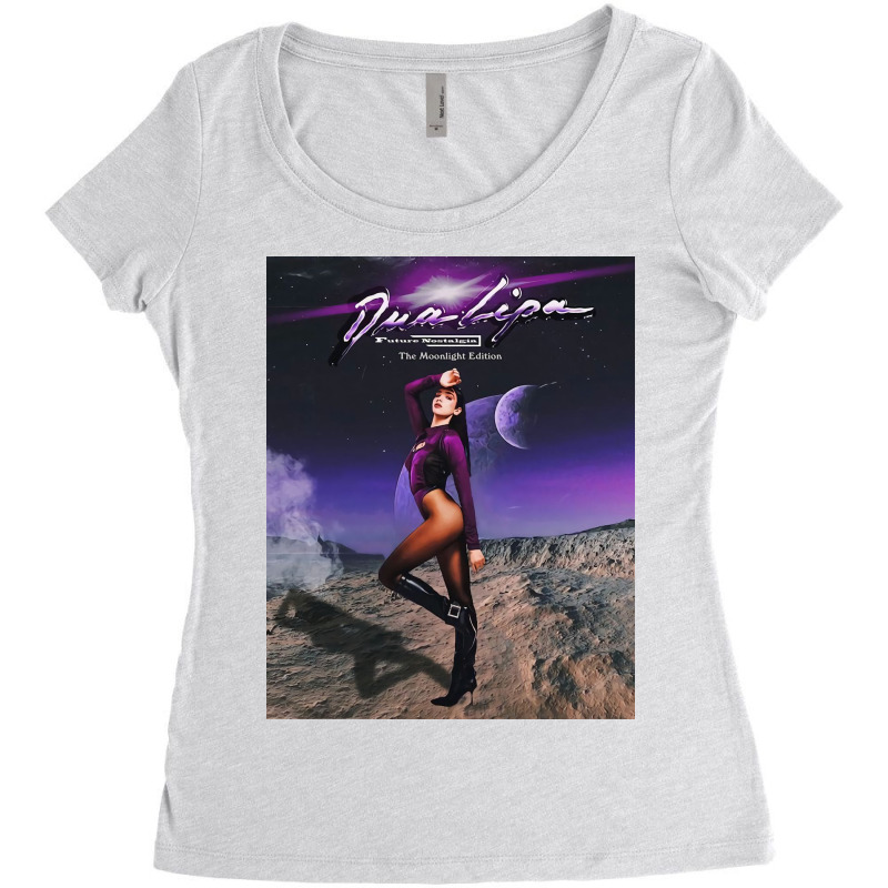 Dua Future Nonstalgia The Moonlight Edition Women's Triblend Scoop T-shirt by annaponder | Artistshot