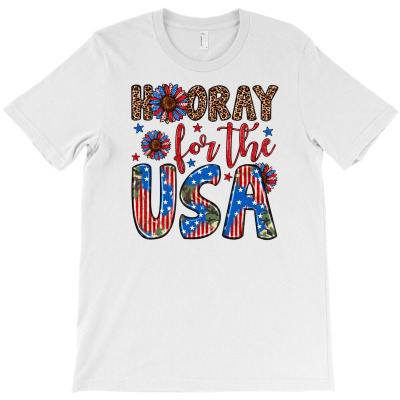 Hooray For The Usa T-shirt Designed By Artiststas