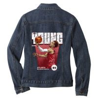 Trae Young Premiere Ladies Denim Jacket | Artistshot