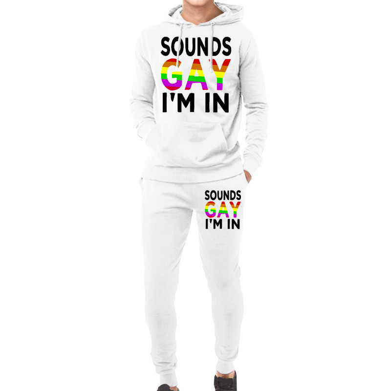 Sounds Gay Hoodie & Jogger Set | Artistshot