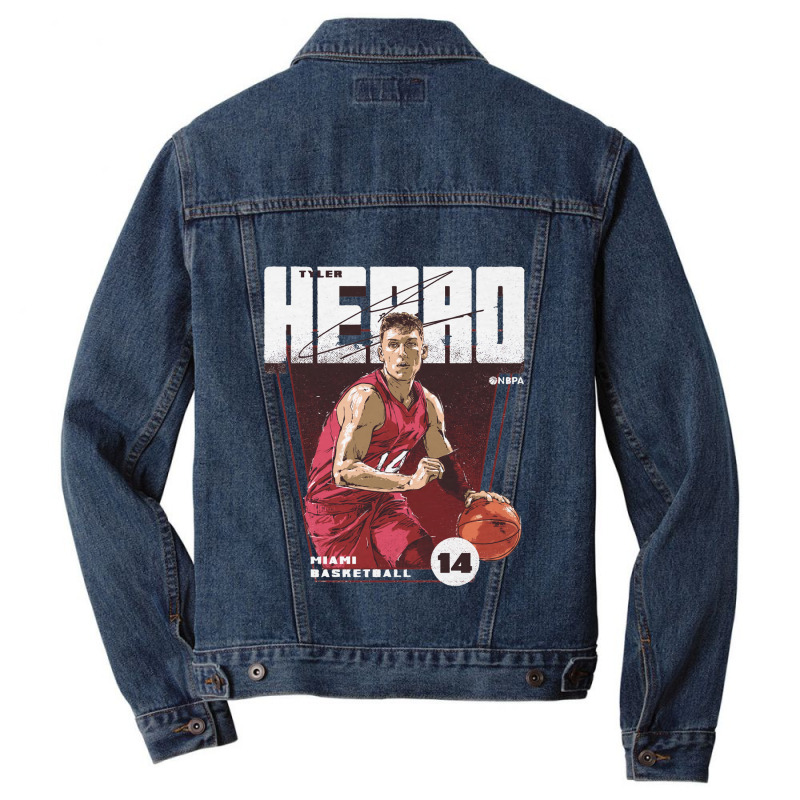 Tyler Herro Premiere Men Denim Jacket by kr205 | Artistshot