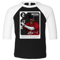 Xander Bogaerts Card Toddler 3/4 Sleeve Tee | Artistshot