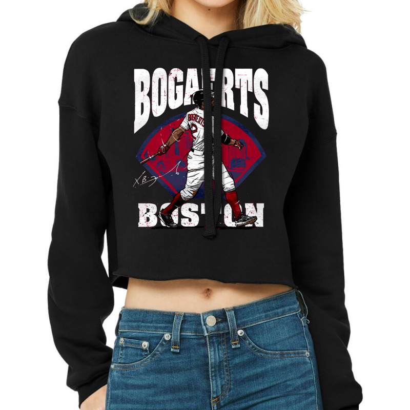 Xander Bogaerts Field Cropped Hoodie by kr205 | Artistshot