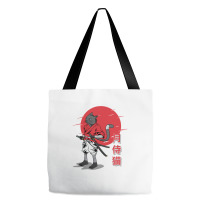 Cat Samurai Tote Bags | Artistshot