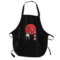 Cat Samurai Medium-length Apron | Artistshot