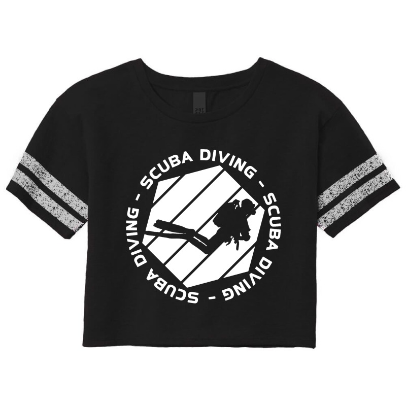 Scuba Diver Scuba Diving Scorecard Crop Tee by Utsuri | Artistshot