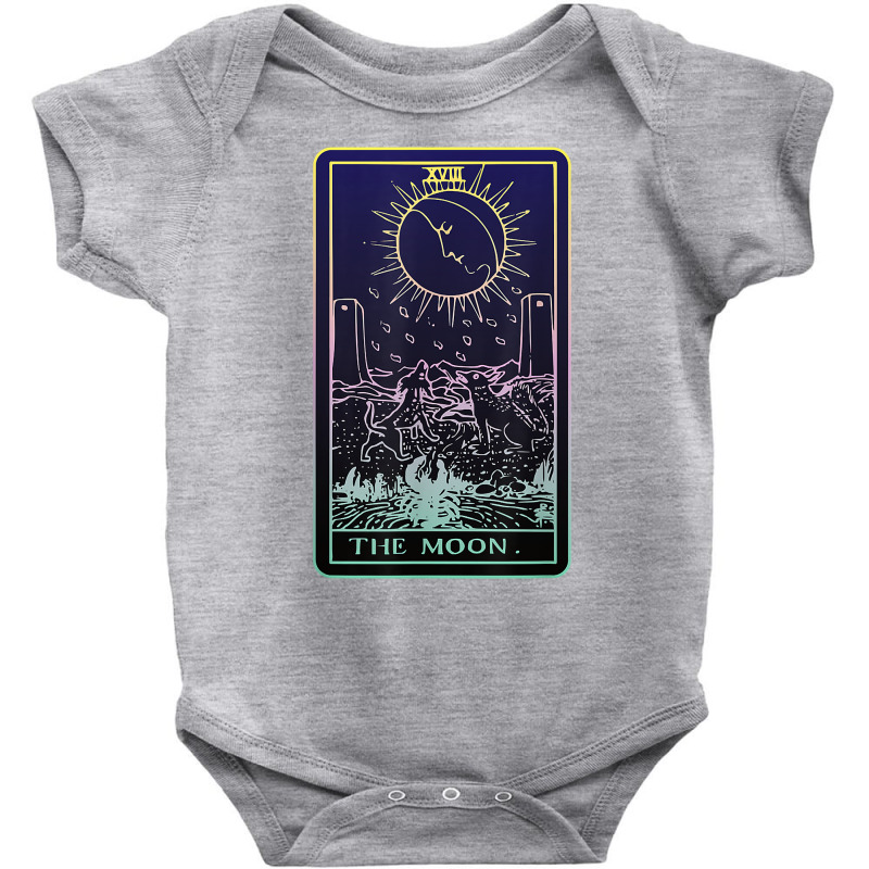 The Moon Tarot Card Witch Aesthetic Witchy Major Arcana T Shirt Baby Bodysuit by jayannidifalco | Artistshot