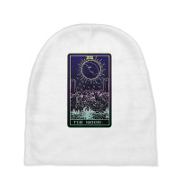 The Moon Tarot Card Witch Aesthetic Witchy Major Arcana T Shirt Baby Beanies | Artistshot