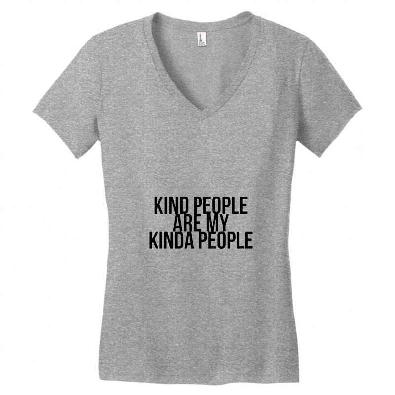 Kind People Are My Kinda People Women's V-Neck T-Shirt by netintern | Artistshot