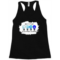 Light It Up Blue Racerback Tank | Artistshot