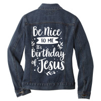 Cristianismo Pod Ladies Denim Jacket | Artistshot