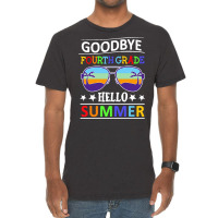 Goodbye Fourth Grade Hello Summer Last T  Shirt Goodbye Fourth Grade H Vintage T-shirt | Artistshot