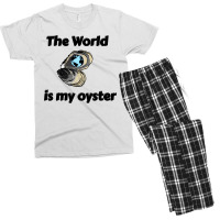 The World Is My Oyster Men's T-shirt Pajama Set | Artistshot