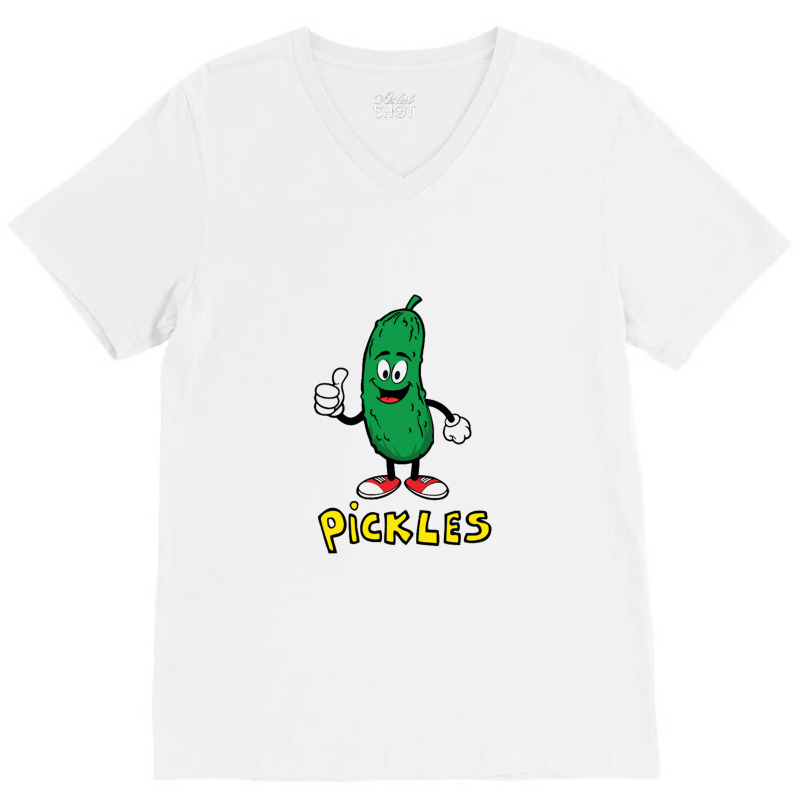 Pickles V-Neck Tee by saterseim | Artistshot