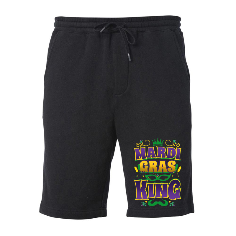 Mardi Gras King Fun Parade Mardi Gras Carnival Costume Party T Shirt Fleece Short | Artistshot