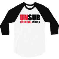 Criminal Minds Unsub 3/4 Sleeve Shirt | Artistshot