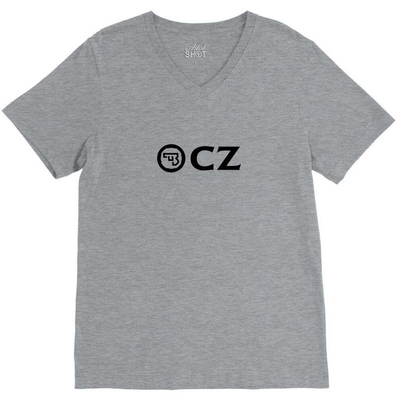 Best Of The Best Cz Pistol Black Design V-neck Tee | Artistshot