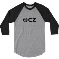 Best Of The Best Cz Pistol Black Design 3/4 Sleeve Shirt | Artistshot