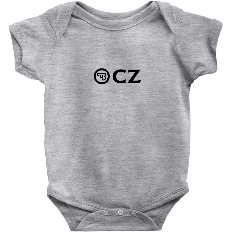 Best Of The Best Cz Pistol Black Design Baby Bodysuit | Artistshot