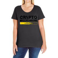 Crypto Millionaire Loading Ladies Curvy T-shirt | Artistshot