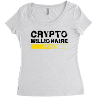 Crypto Millionaire Loading Women's Triblend Scoop T-shirt | Artistshot