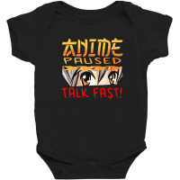 Eyes Anime Paused Talk Fast Anime Baby Bodysuit | Artistshot