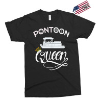 Pontoon Queen Shirt Funny Pontoon Boat Accessories Tank Top Exclusive T-shirt | Artistshot