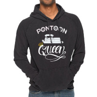 Pontoon Queen Shirt Funny Pontoon Boat Accessories Tank Top Vintage Hoodie | Artistshot